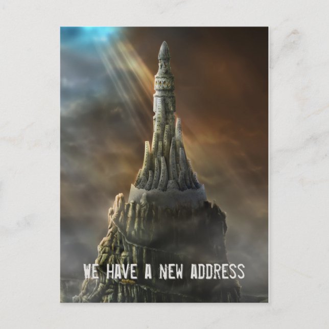 Nous avons une nouvelle adresse - Invitation posta (Devant)