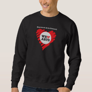 Nous coeur les hommes de sweatshirt d'arts