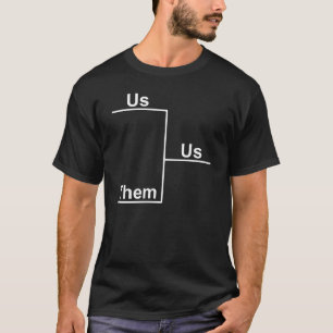 Nous contre eux T-shirt d'obscurité de parenthès