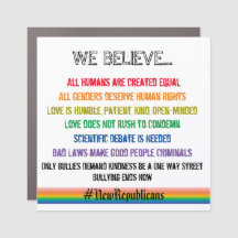 Nous Croyons II Magnet de voiture