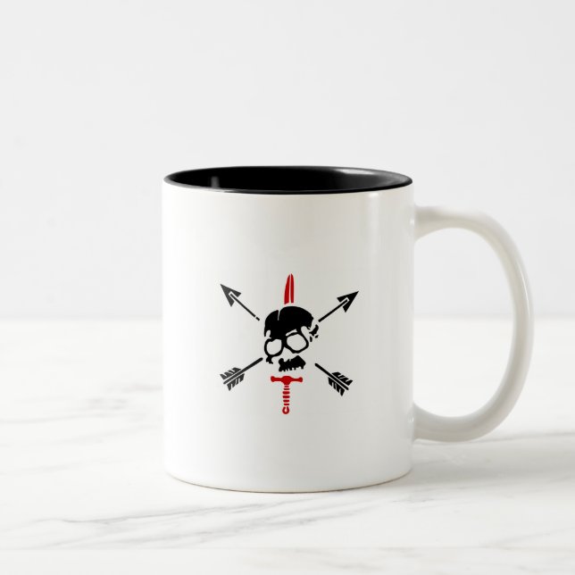 Nous Defions Two-Tone Coffee Mug (Right)