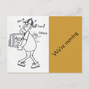Nous déplaçons la carte postale
