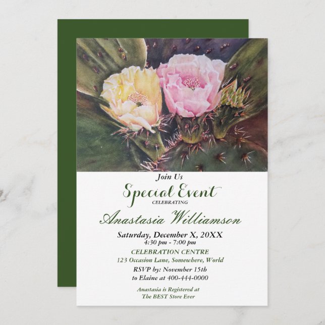 NOUS DEVENONS UNE INVITATION À UN ÉVÉNEMENT À DEUX (Devant / Derrière)