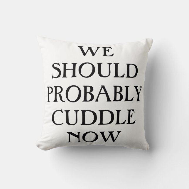 Nous devrions caresser probablement le coussin (Recto)