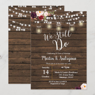 Nous faisons toujours Mariage Anniversaire carte d
