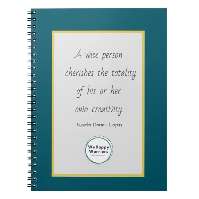 Nous Happy Warriors Carnet (Devant)