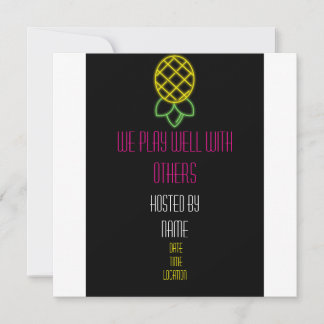 Nous Jouons Bien Avec D'Autres Invitations De Fête