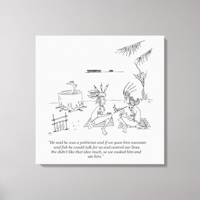 Nous l'avons mangé impression de toile (Recto)