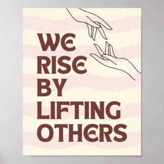 Nous Montons En Levant D'Autres Poster