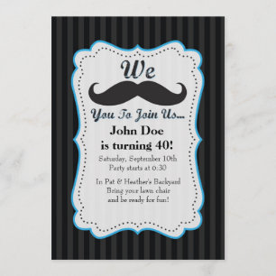 Nous moustache vous pour nous joindre invitation