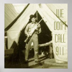 NOUS N'APPELONS PAS L'IMPRESSION POSTER 911