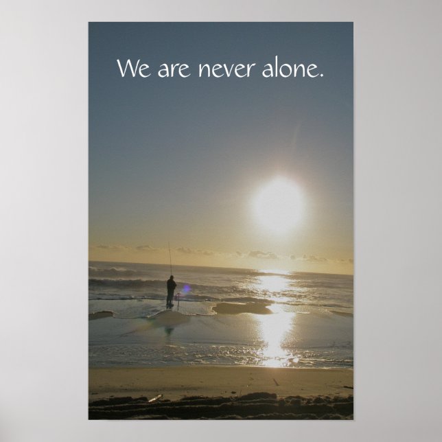 Nous ne sommes jamais seuls. Affiche (Devant)