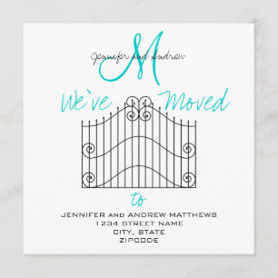 Nous nous sommes déplacés au nouveau faire-part