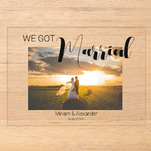 Nous nous sommes mariés Faire-part de mariage Cart