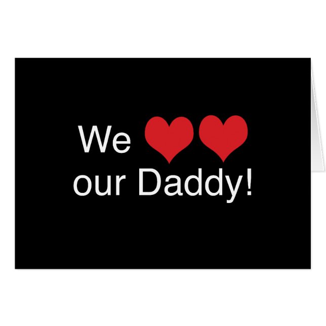 Nous papa de coeur (Devant horizontal)