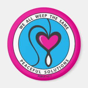Nous Pleurons Tous Le Même 1_Round Magnet 2.25"