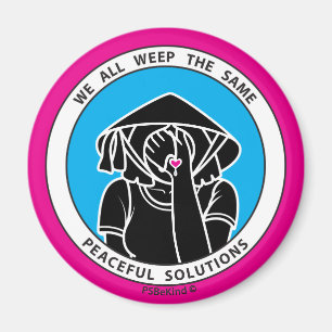 Nous Pleurons Tous Le Même Aimant 4 Pink_2.25"