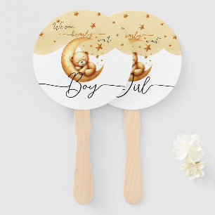 Nous pouvons à peine attendre joli éventail à main