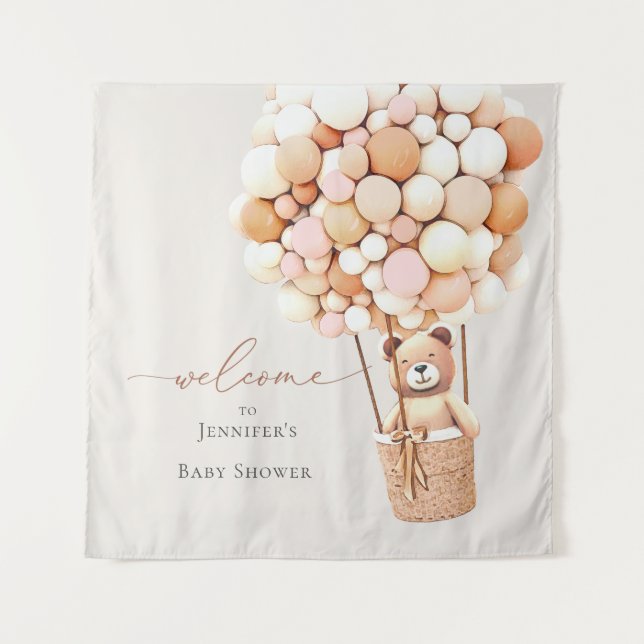 Nous pouvons à peine attendre ! Tapisserie de Baby (Devant)