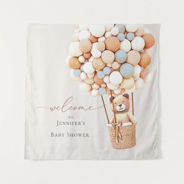 Nous pouvons à peine attendre ! Tapisserie de fête (Devant)