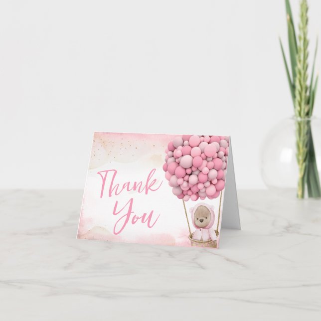 Nous pouvons attendre le Carte de remerciements Ba (Devant)