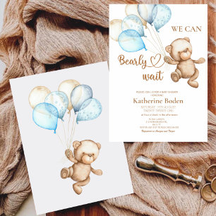 Nous pouvons attendre une invitation baby shower