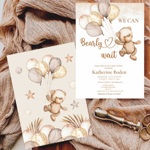 Nous pouvons attendre une invitation baby shower