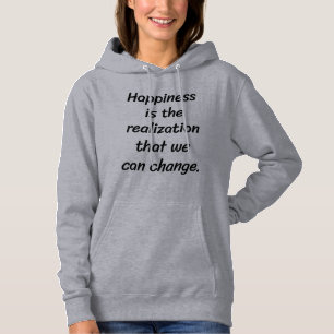Nous pouvons changer le Sweat - shirt à capuche de