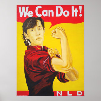 Nous Pouvons Le Faire ! - Ang San Suu Kyi Poster