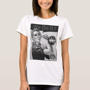 Nous pouvons le faire le T-shirt B&W de Kettlebell
