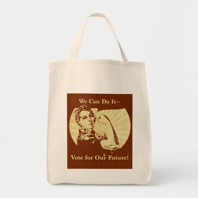 Nous pouvons le faire — Votez pour notre sac d'ali (Devant)