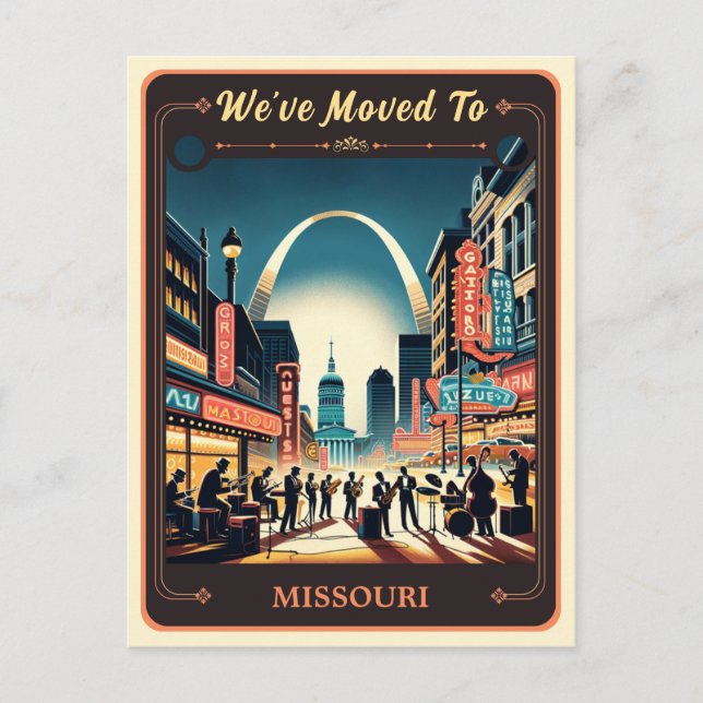 Nous sommes allés au Missouri | Carte postale Vint (Devant)