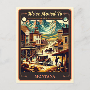 Nous sommes allés au Montana   Carte postale Vinta