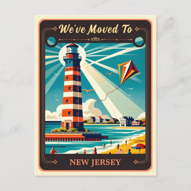 Nous sommes allés au New Jersey | Carte postale Vi (Devant)