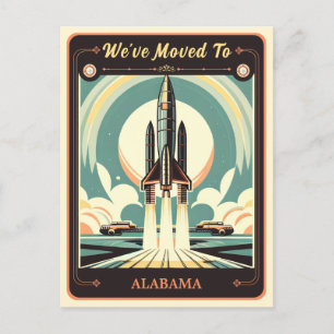 Nous sommes allés en Alabama   Carte postale Vinta