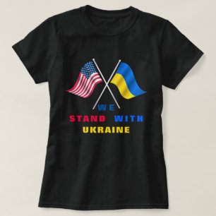 Nous Sommes Avec Les T-shirts Ukrainiens Pour Sout