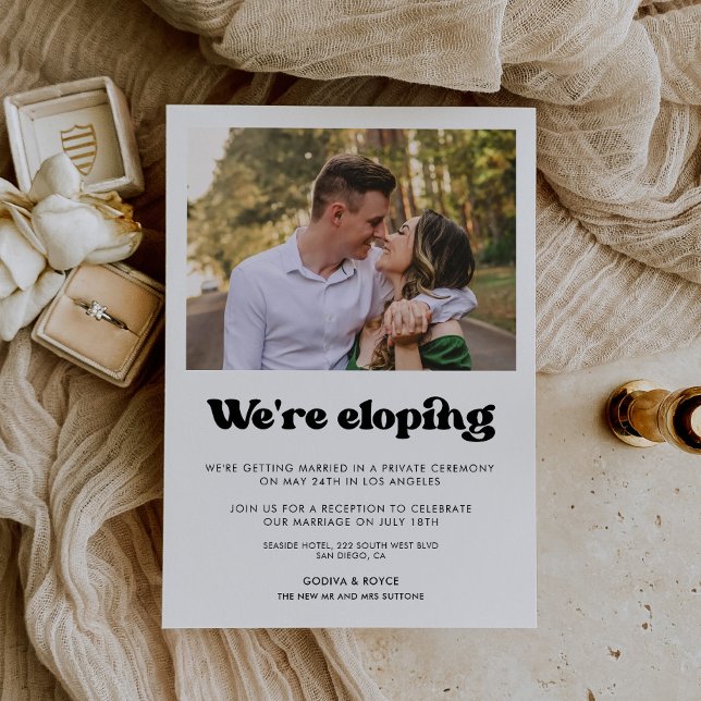 Nous sommes en train de quitter le faire-part mari (Créateur téléchargé)