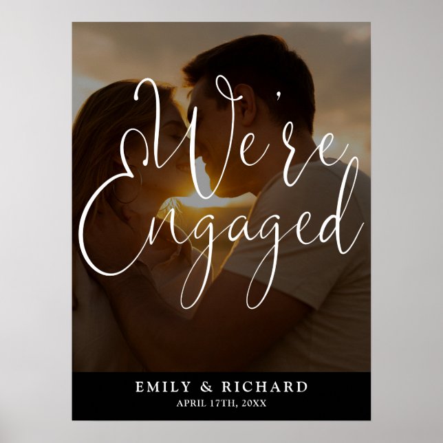 Nous sommes engagés Affiche de bienvenue photo de  (Devant)