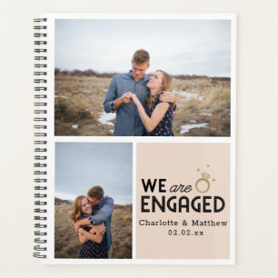 Nous Sommes Engagés Photo Collage Mariage