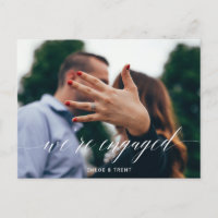 Nous sommes fiancés Carte de déclaration de fiança