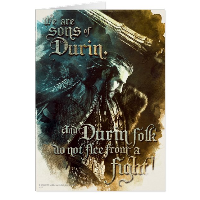 Nous sommes fils de Durin (Devant)