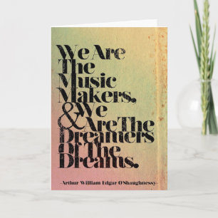 Nous sommes la carte de voeux des musiciens