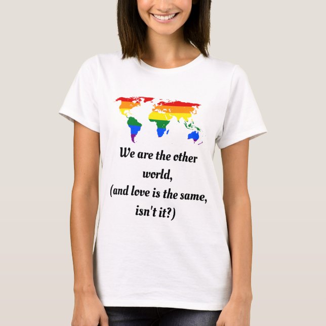 Nous sommes l'autre T-shirt du monde (Devant)