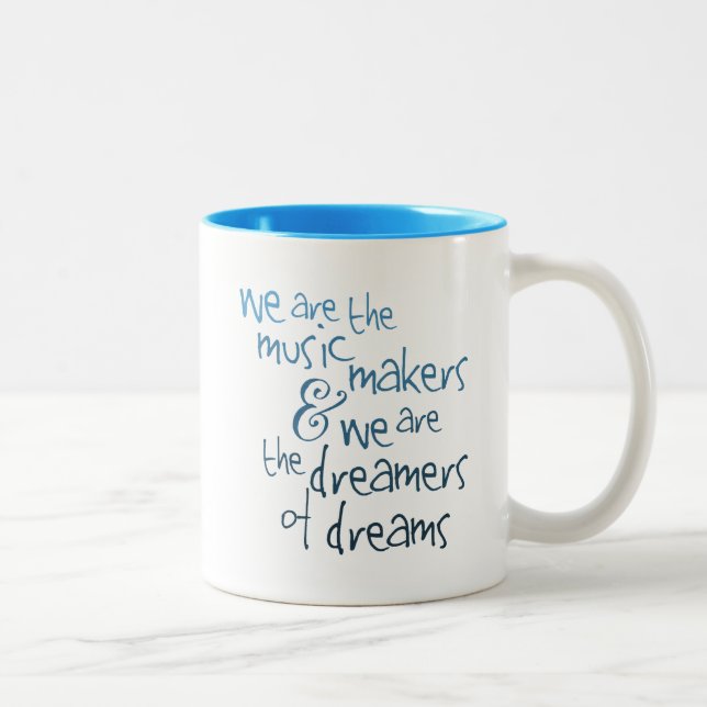 Nous sommes les fabricants de musique mug (Droit)
