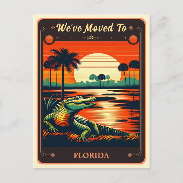 Nous sommes partis en Floride | Carte postale Vint (Devant)