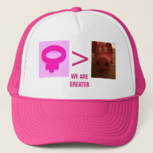NOUS SOMMES PLUS GRANDS CASQUETTES ROSE ET BLANC