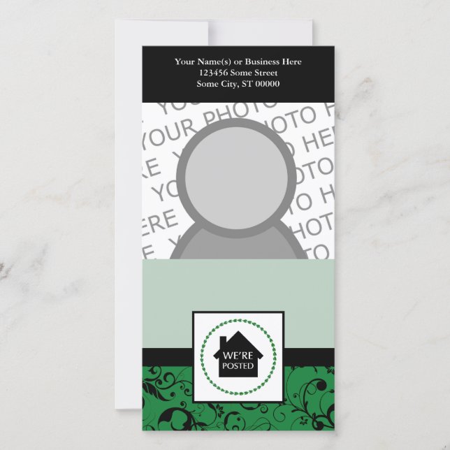 nous sommes postés faire-part : mod home (Devant)