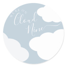 Nous sommes sur Cloud Neuf Sticker rond