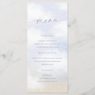 Nous sommes sur le menu Carte nuages de rêve Cloud