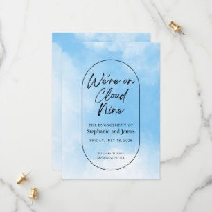Nous sommes sur un nuage Invitation à la fête de f